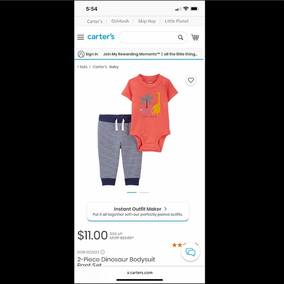 Carter’s Fire Truck 2-Piece Set - Picture 5 of 5